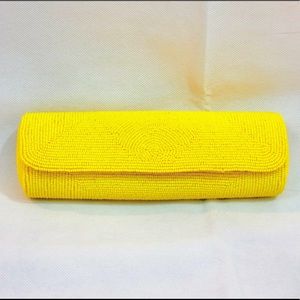 Vintage Summer Yellow Clutch